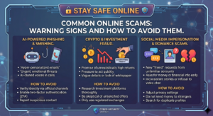 Common Online Scams in 2026: Warning Signs and How to Avoid Them