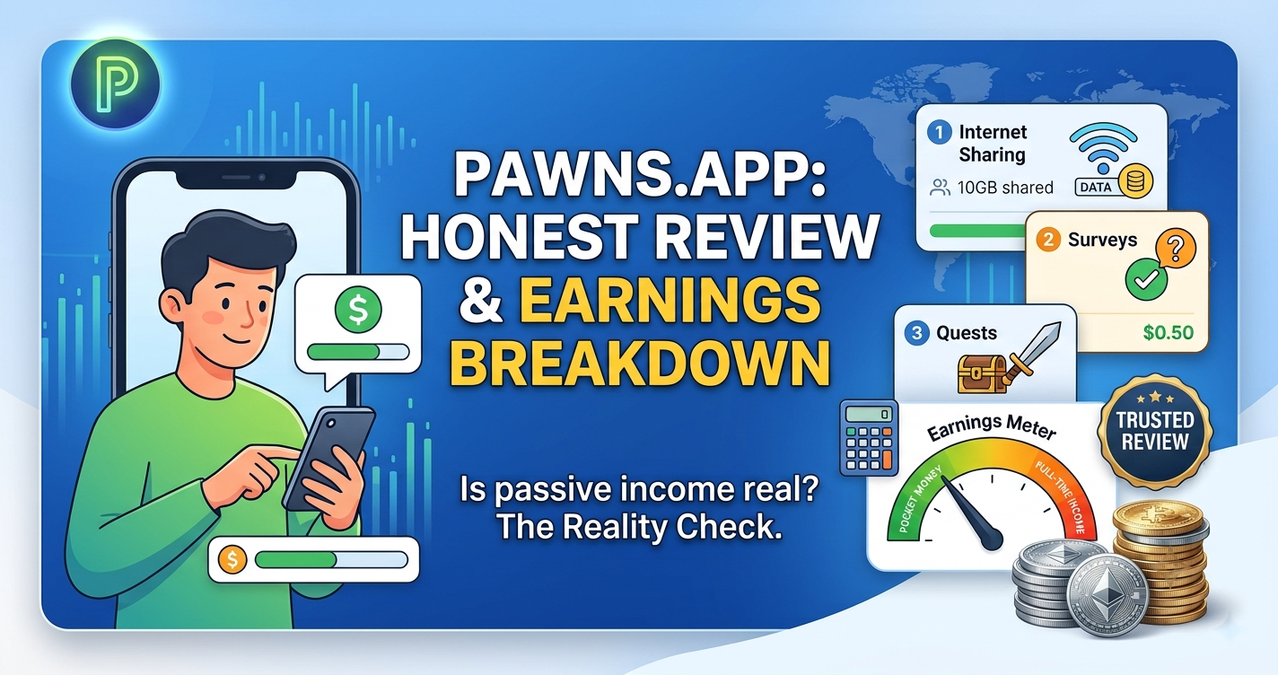 Can You Really Earn With Pawns.app? Honest Review & Earnings Breakdown image