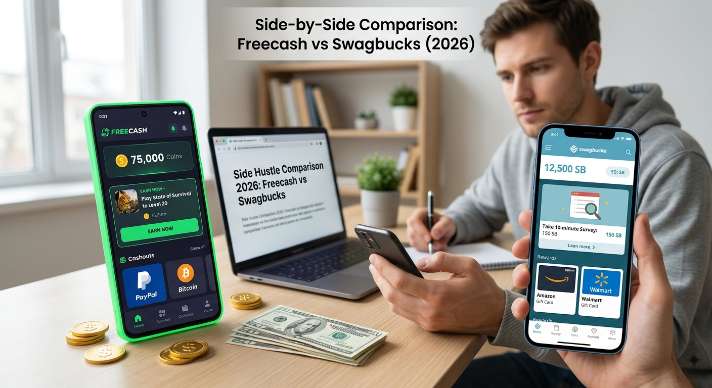 Freecash vs Swagbucks (2026): Which Rewards Platform Pays More?