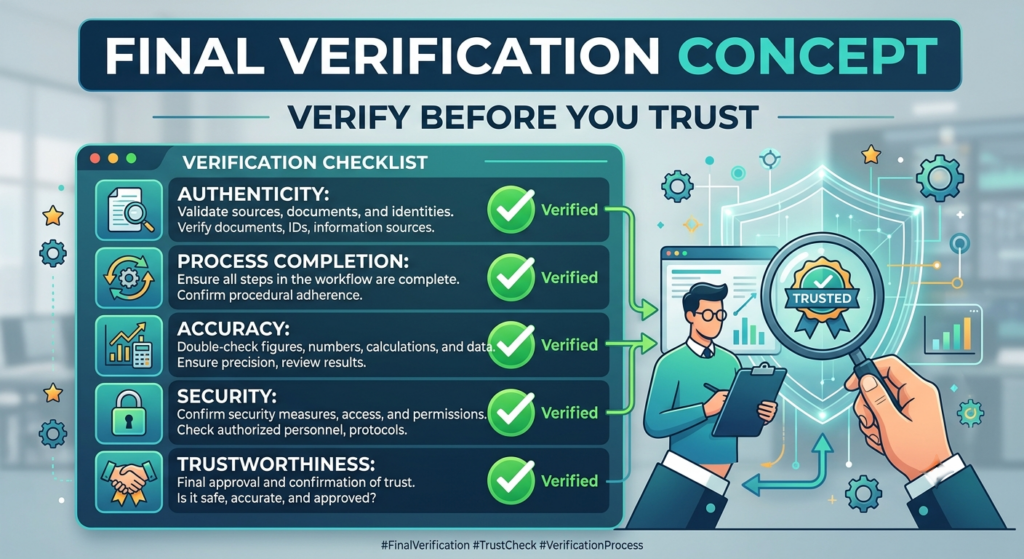 Final Verification Concept